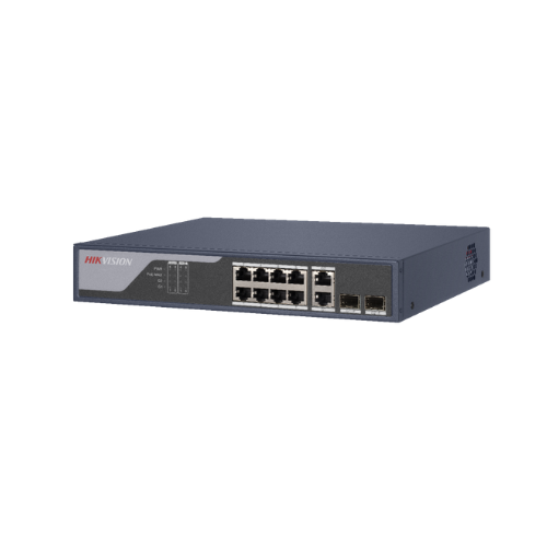 Hikvision 8 Portu Pārvaldāmais PoE Komutators DS-3E1310P-SI