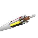 Alarm cable, 8 multi-core, TYPE 2, Eca, PVC, White, 100 m
